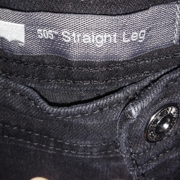 Levis 505 straight leg jeans size 12 m - Picture 6 of 7